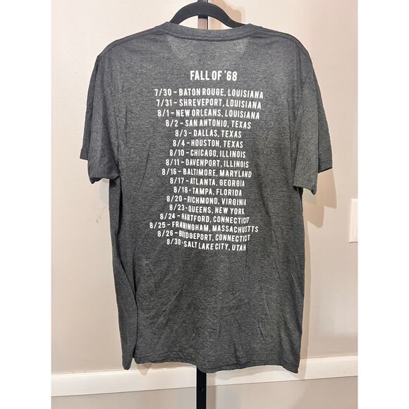 Rockin Artwork Fall of '68 Hendrix Live In Concert Graphic T-Shirt Black M NWOT - Picture 3 of 5